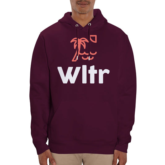 Wltr #DropOne Colour Logo Organic Unisex Pullover Hoodie