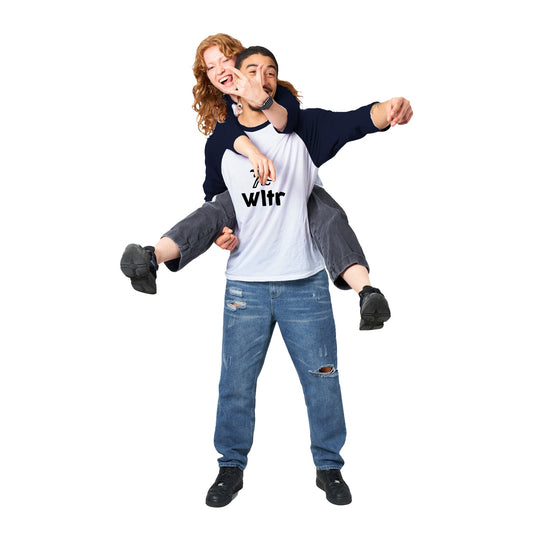 Wltr #DropOne Unisex 3/4 sleeve Raglan T-shirt