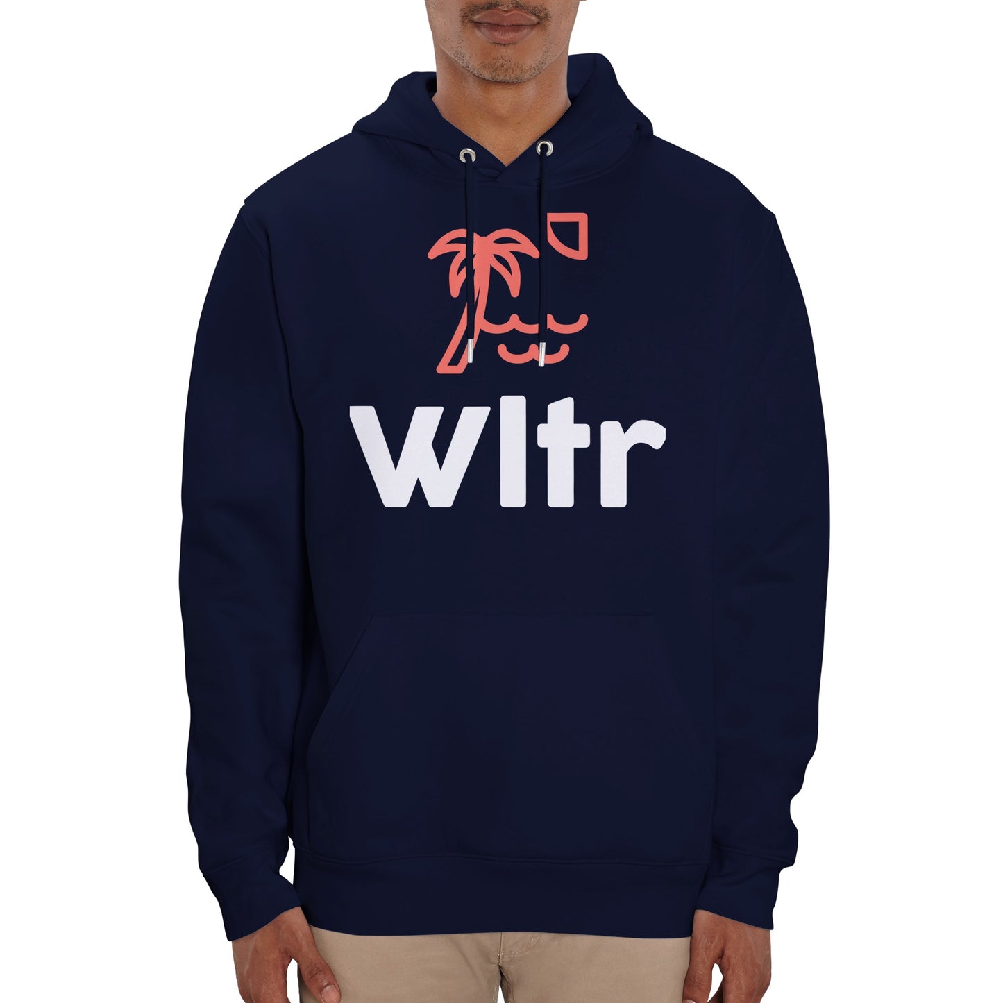 Wltr #DropOne Colour Logo Organic Unisex Pullover Hoodie