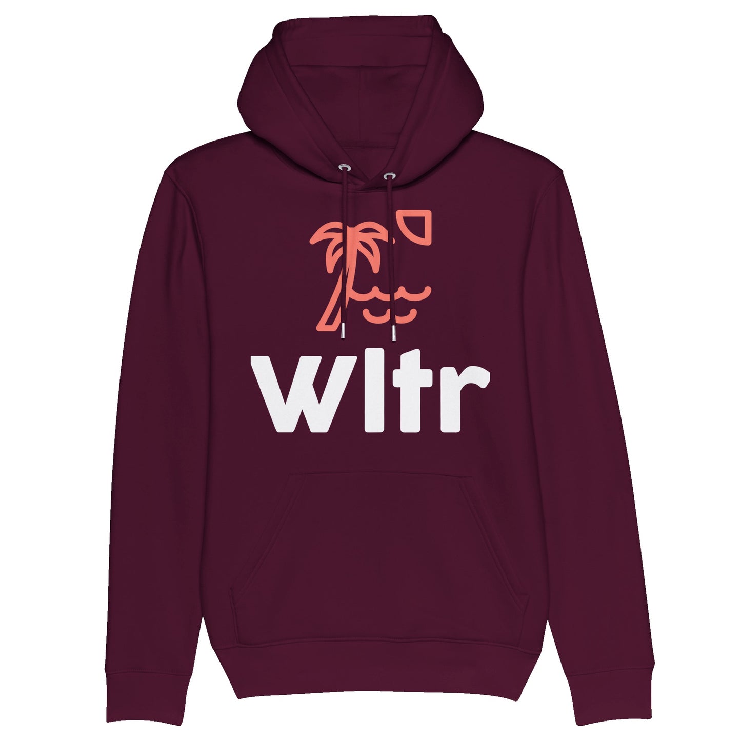 Wltr #DropOne Colour Logo Organic Unisex Pullover Hoodie